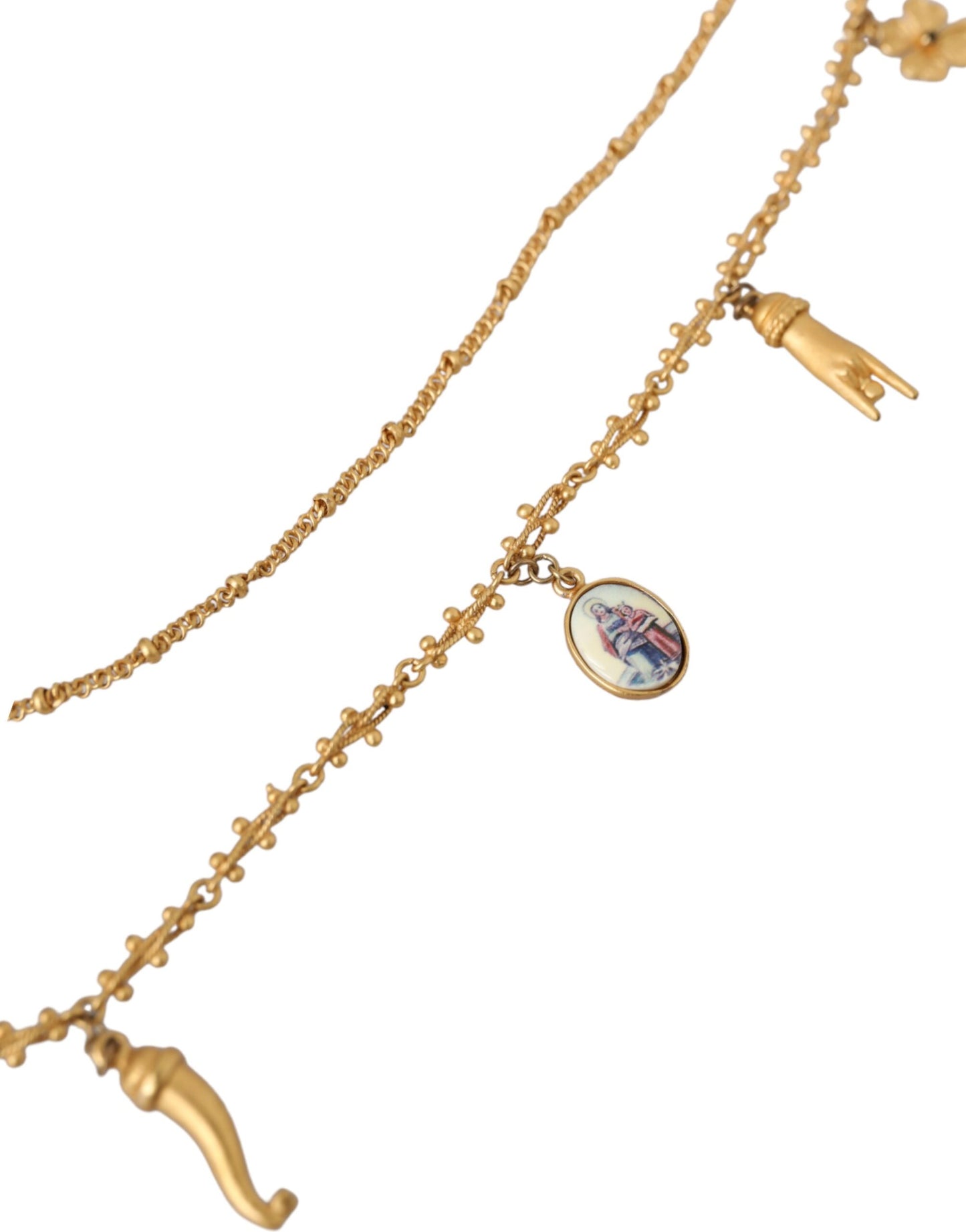 Sicily Charm Layered Necklace