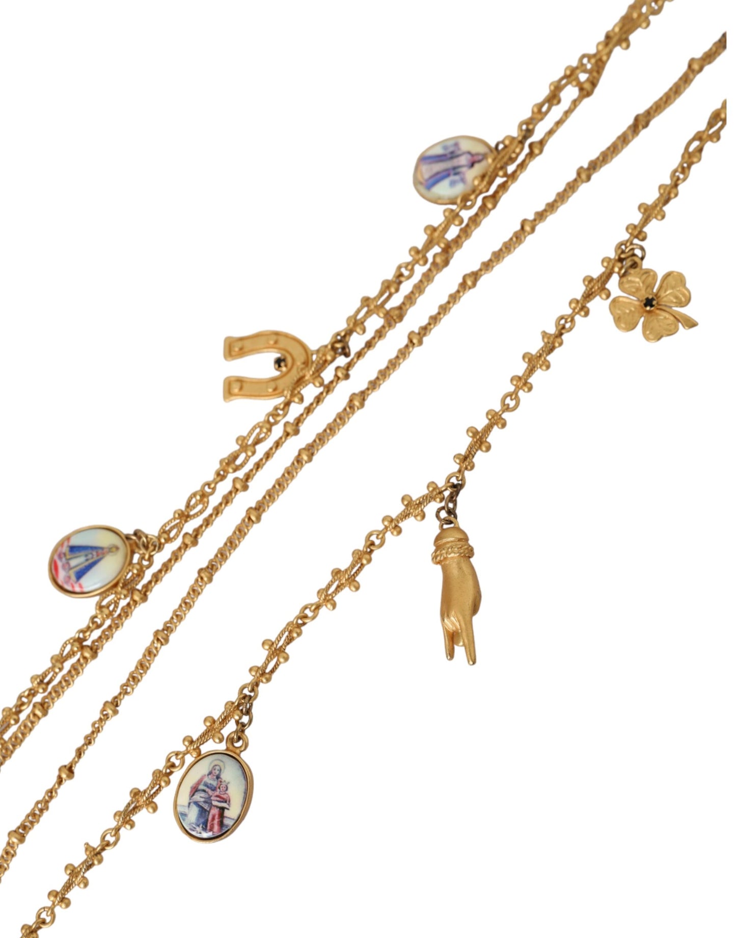 Sicily Charm Layered Necklace
