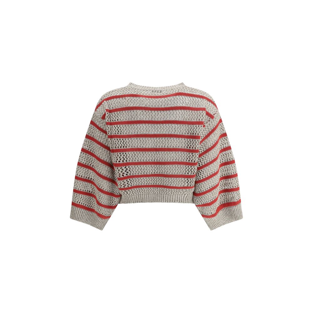 Regatta Red Stripe Linen Sweater