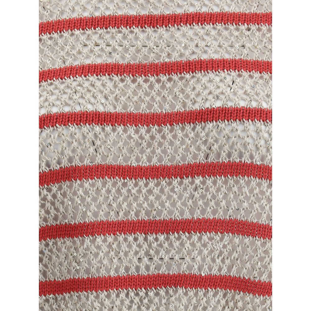 Regatta Red Stripe Linen Sweater