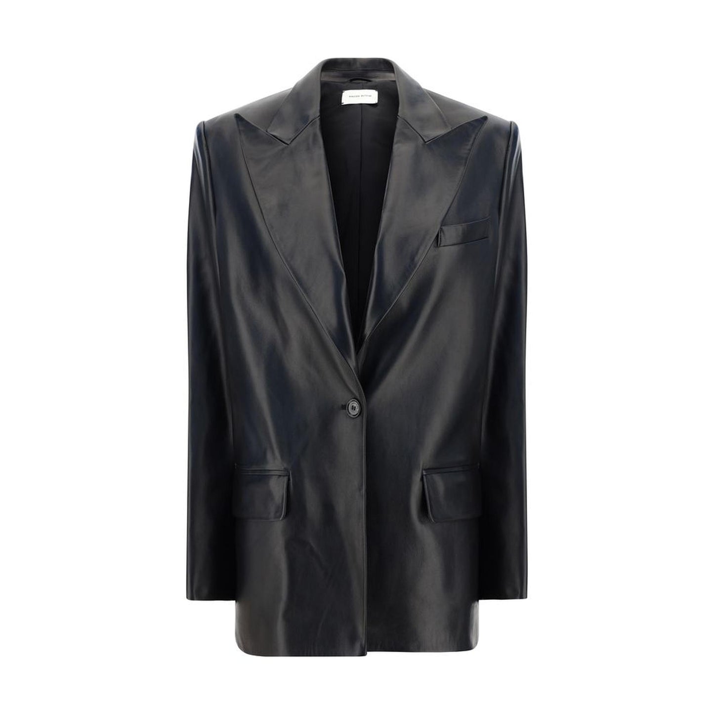 After-hours Leather Blazer