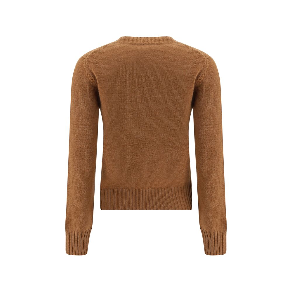 "Ami de Coeur" Caramel Cashmere Sweater