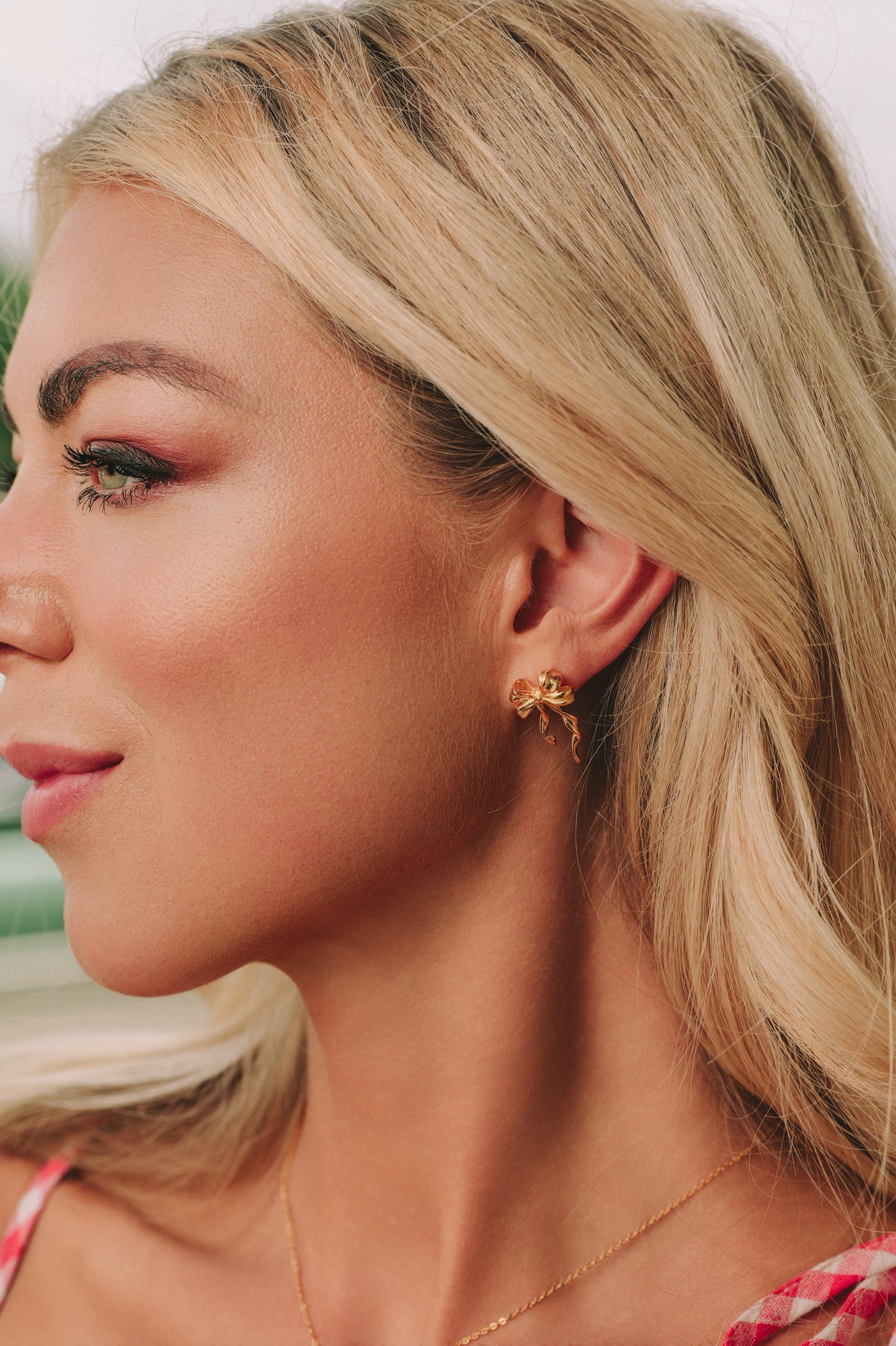 Belle Bow Stud Earrings