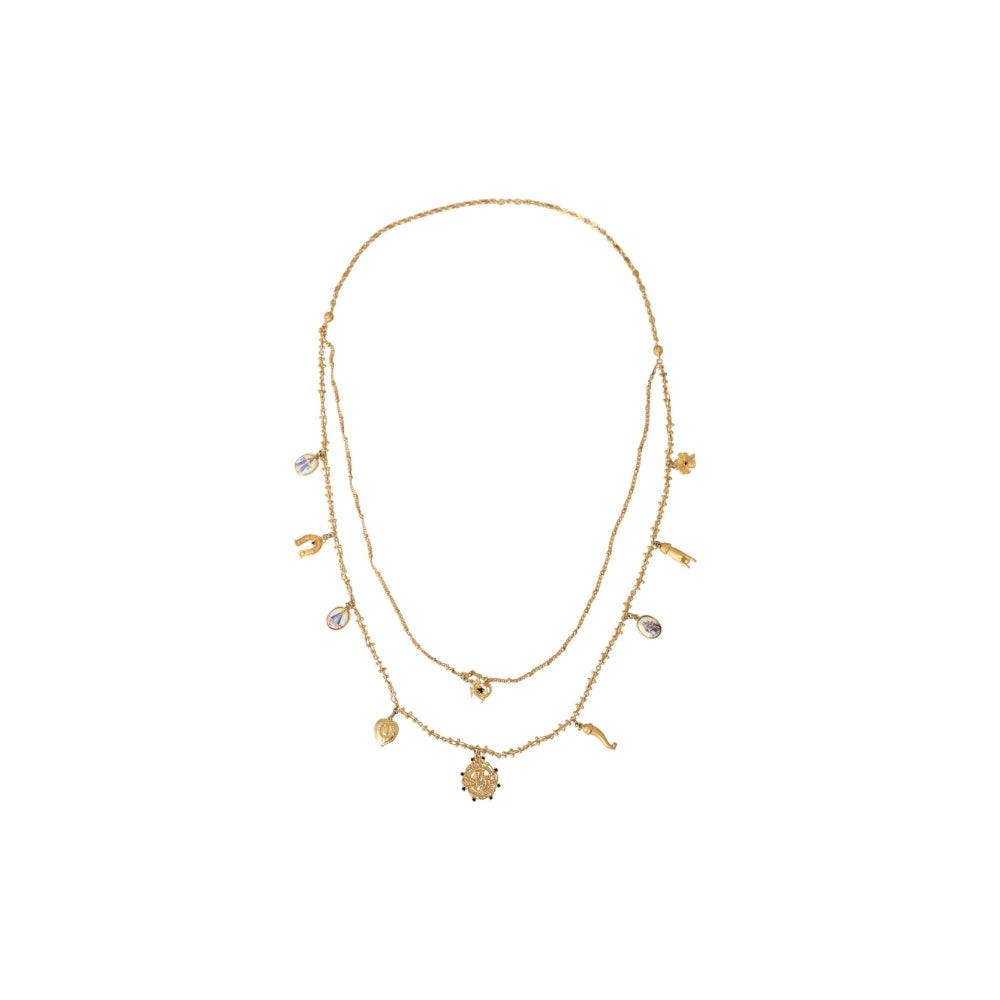 Sicily Charm Layered Necklace