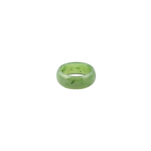 Sebastian Wide Band Jade Ring