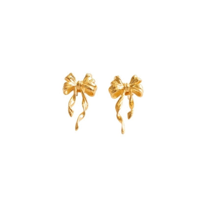 Belle Bow Stud Earrings