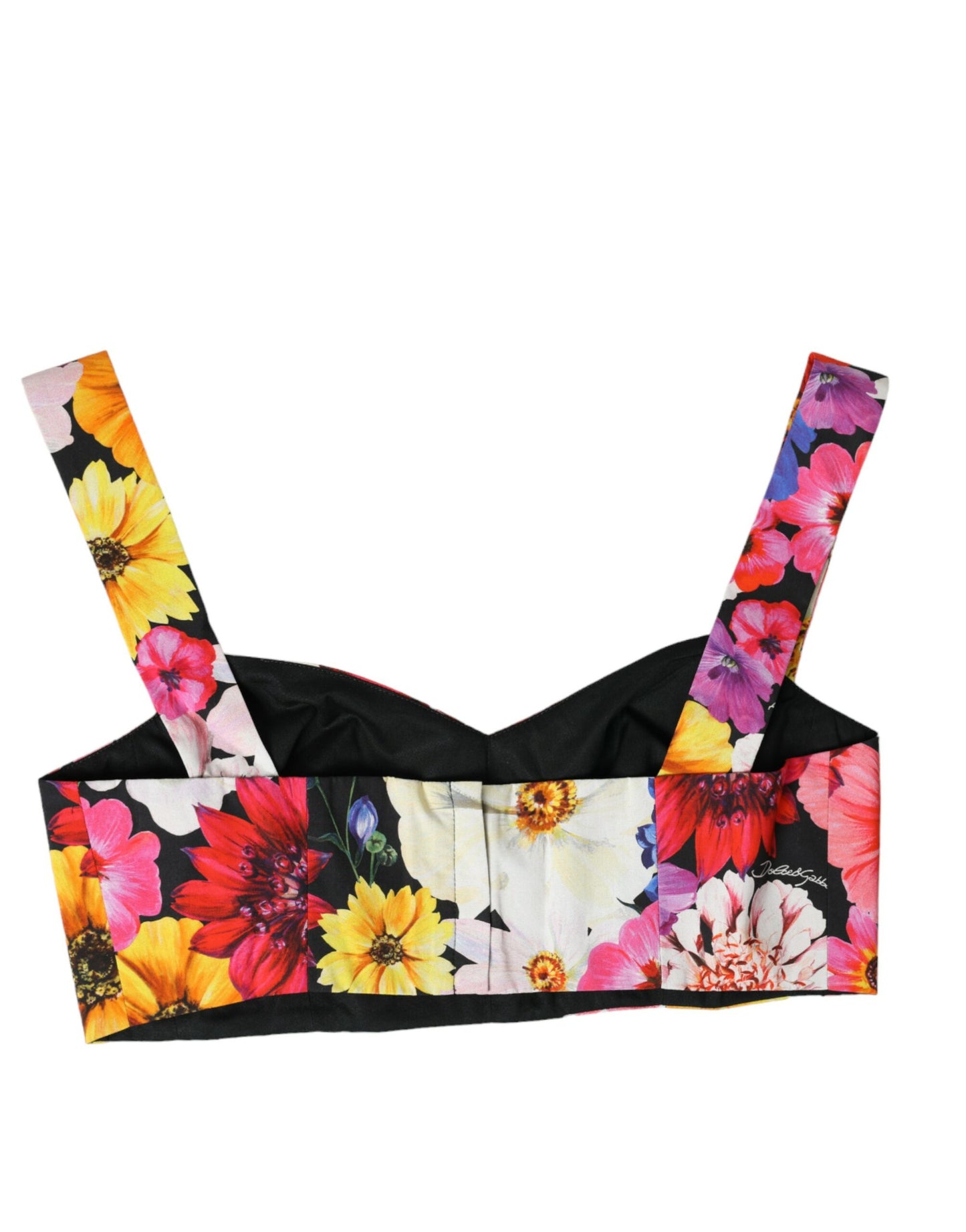 Floral Bustier Crop Top