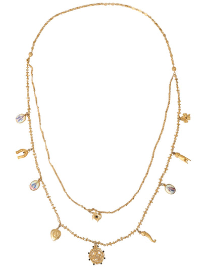 Sicily Charm Layered Necklace