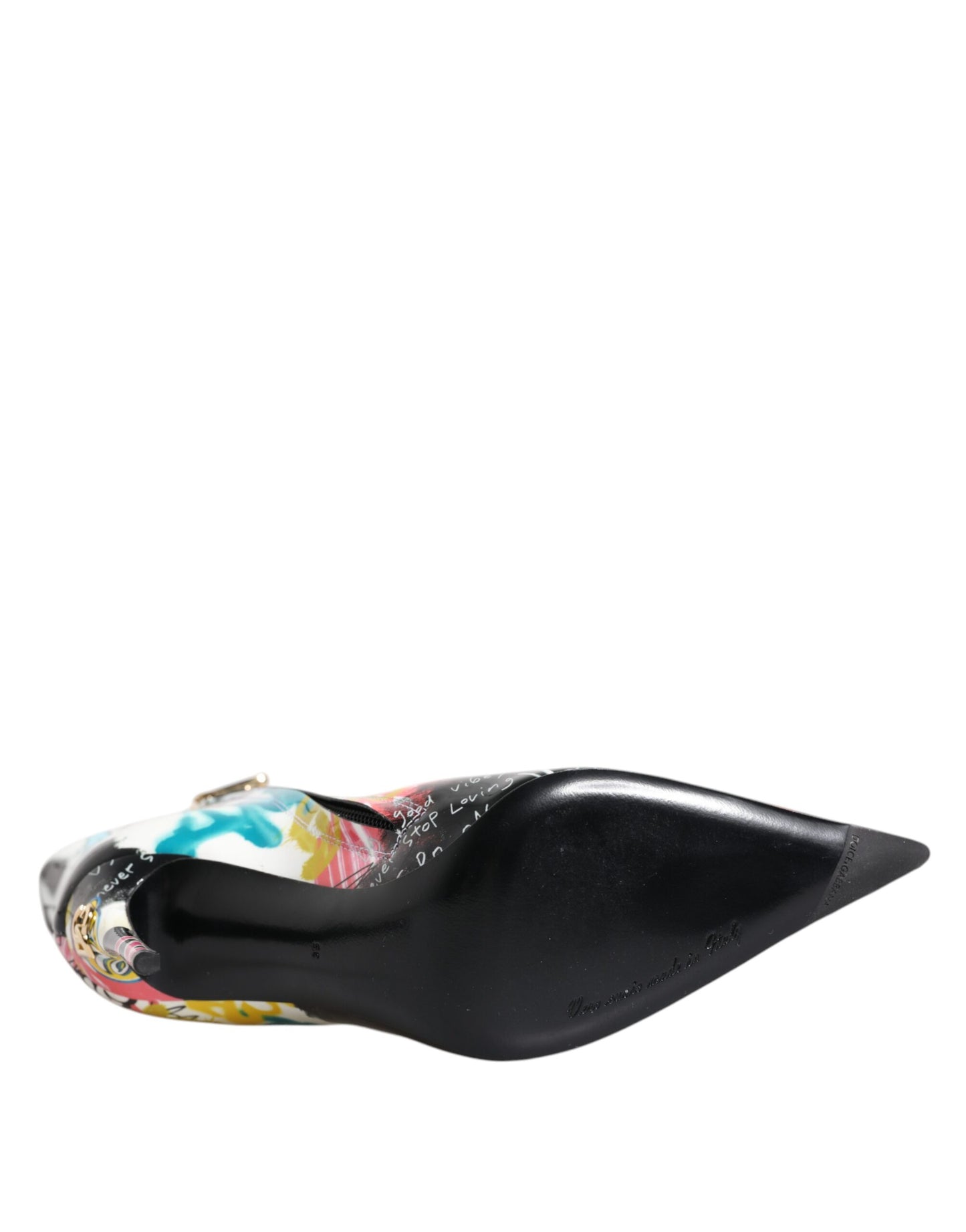 "Keira" Graffiti Mid-Calf Boots