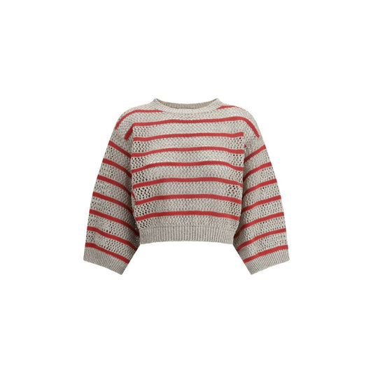Regatta Red Stripe Linen Sweater