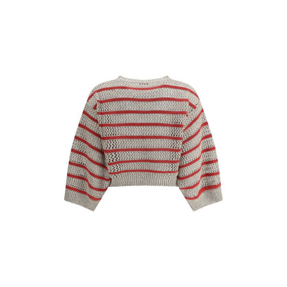 Regatta Red Stripe Linen Sweater
