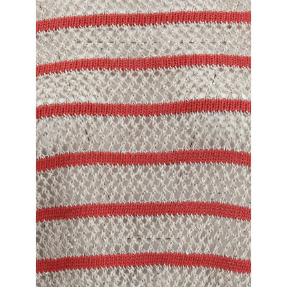 Regatta Red Stripe Linen Sweater