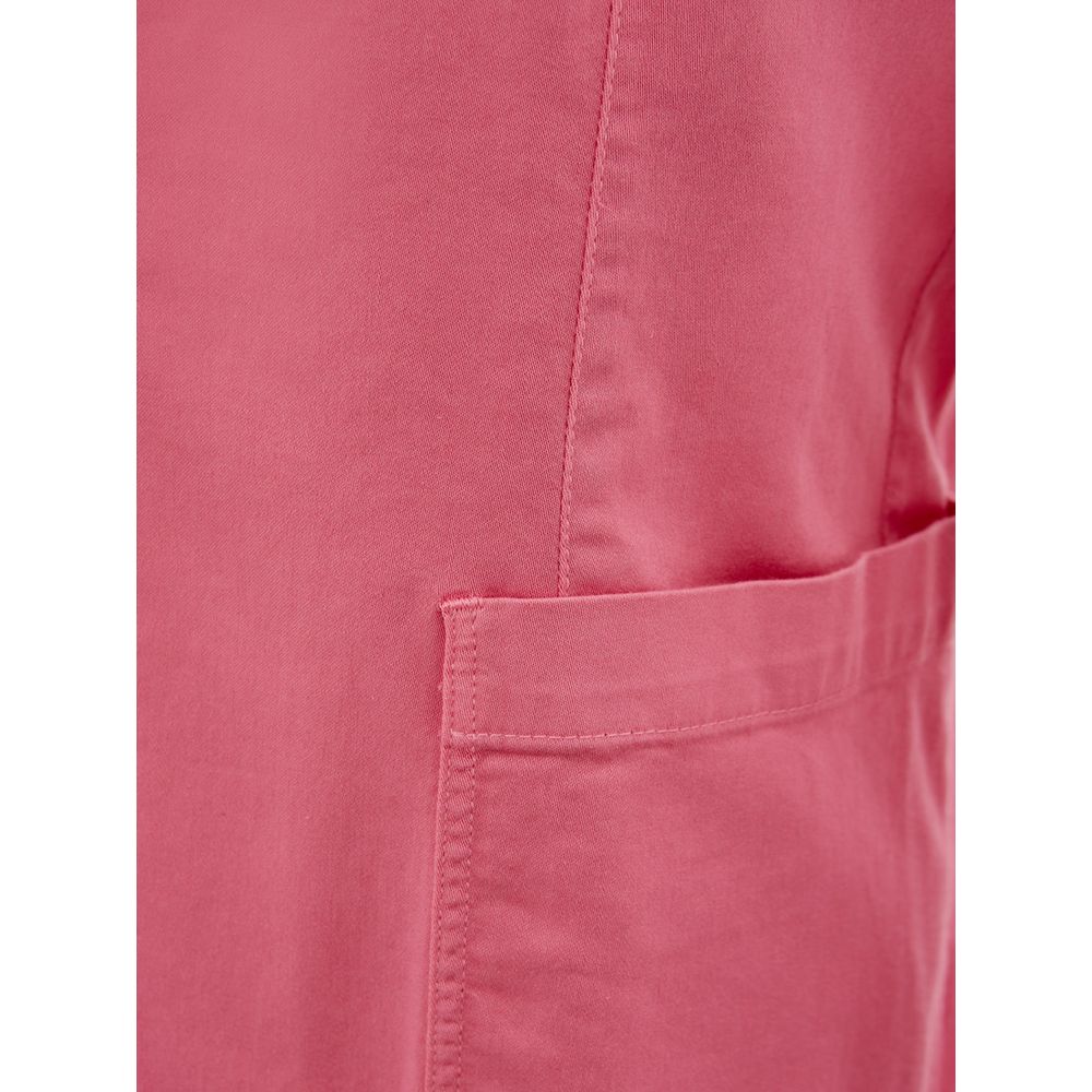 Tailored Cotton Blazer in Petal Pink