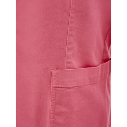 Tailored Cotton Blazer in Petal Pink