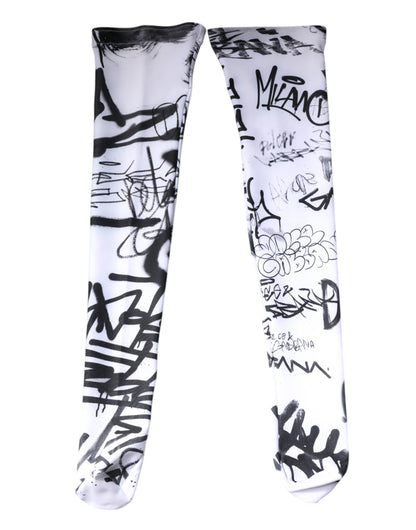 Graffiti Over-the-Calf Stockings