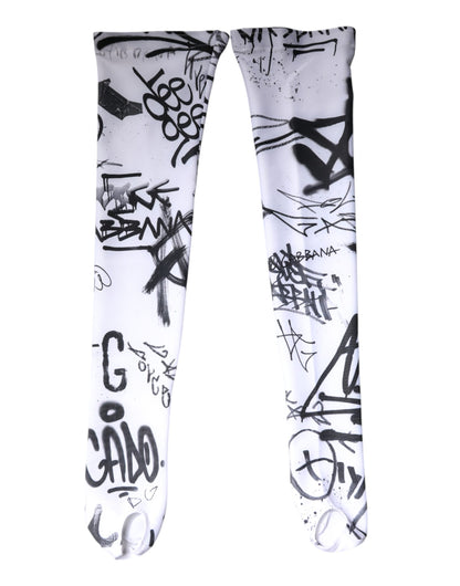 Graffiti Over-the-Calf Stockings
