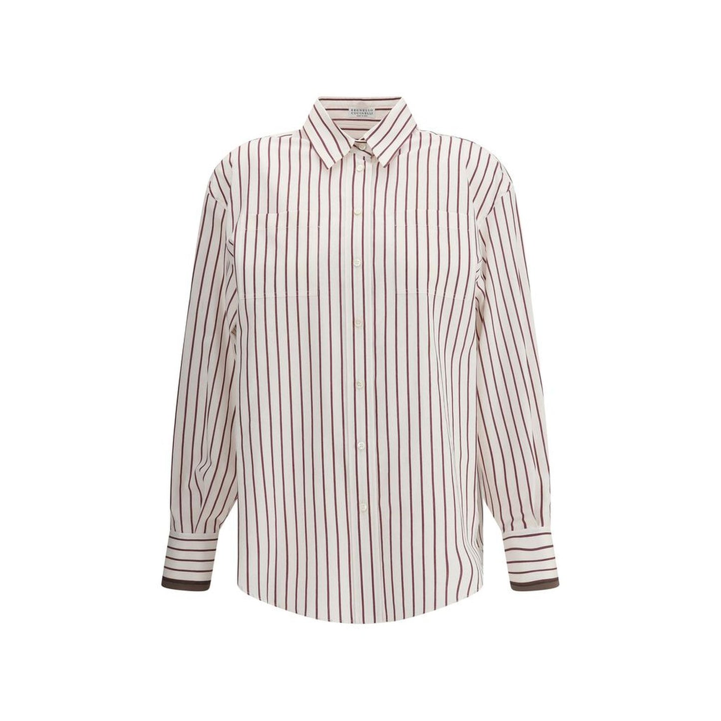 Brownstone Striped Silk Shirt