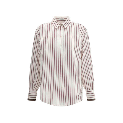 Brownstone Striped Silk Shirt