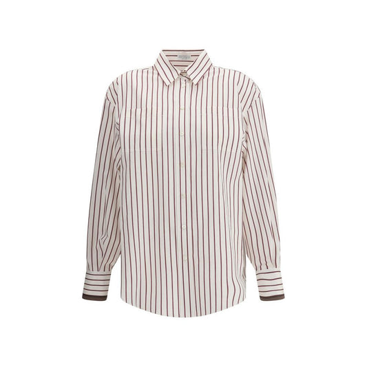 Brownstone Striped Silk Shirt