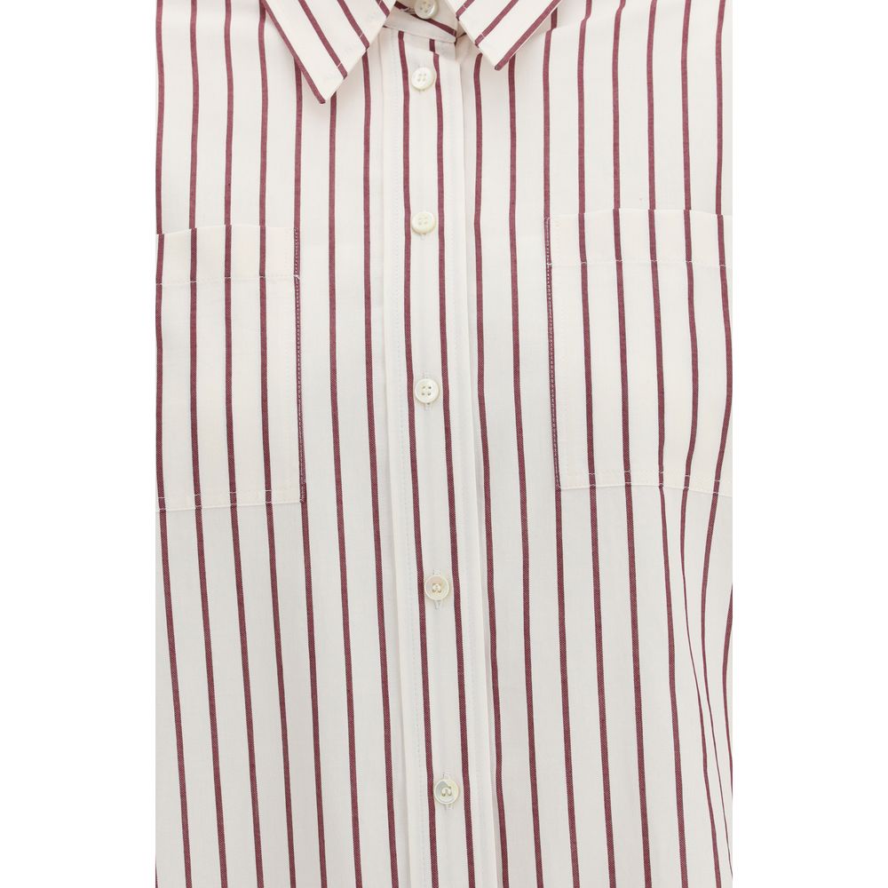 Brownstone Striped Silk Shirt