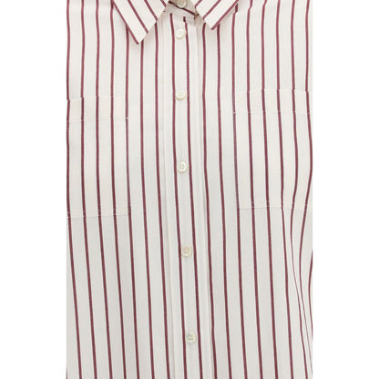 Brownstone Striped Silk Shirt