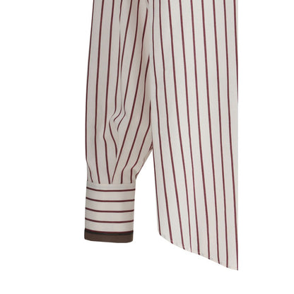 Brownstone Striped Silk Shirt