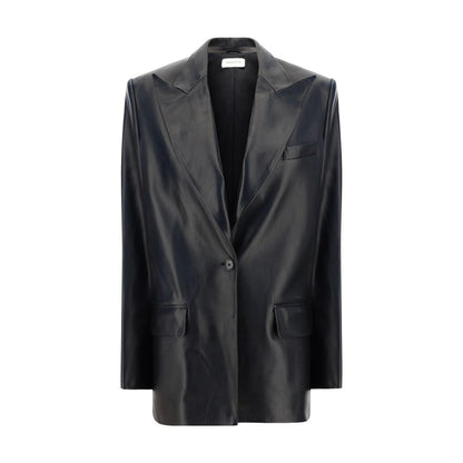 After-hours Leather Blazer