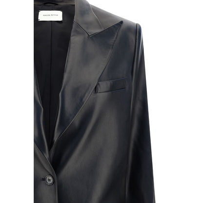 After-hours Leather Blazer