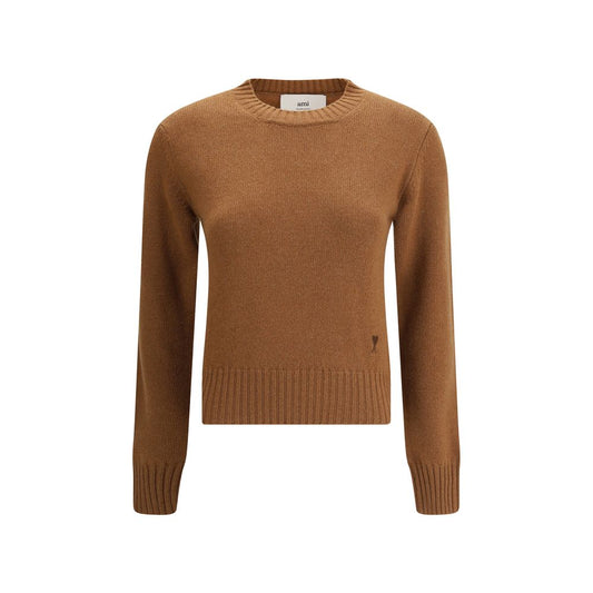 "Ami de Coeur" Caramel Cashmere Sweater