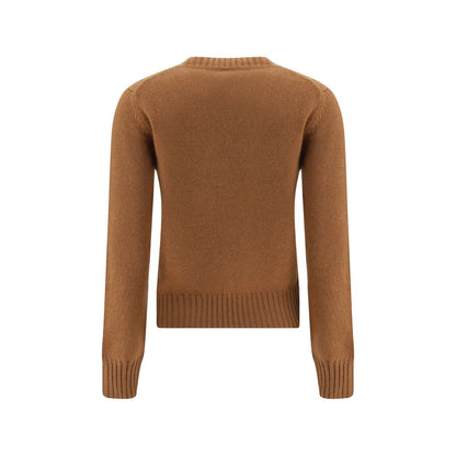 "Ami de Coeur" Caramel Cashmere Sweater