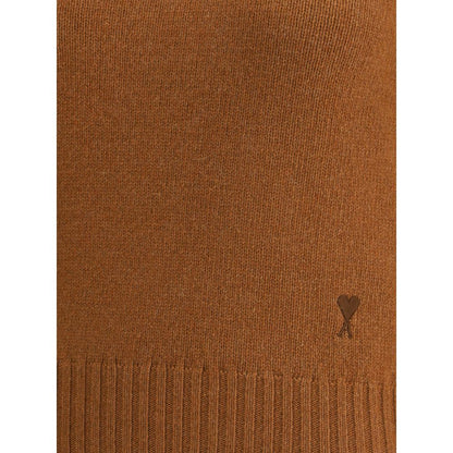 "Ami de Coeur" Caramel Cashmere Sweater