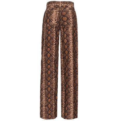Snake-Print Corduroy Pant