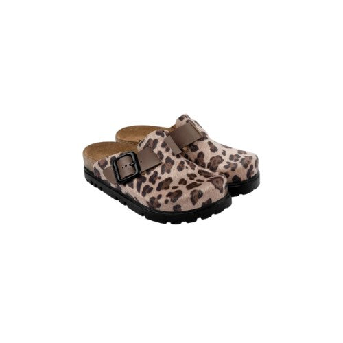 Broadway Leopard Clogs