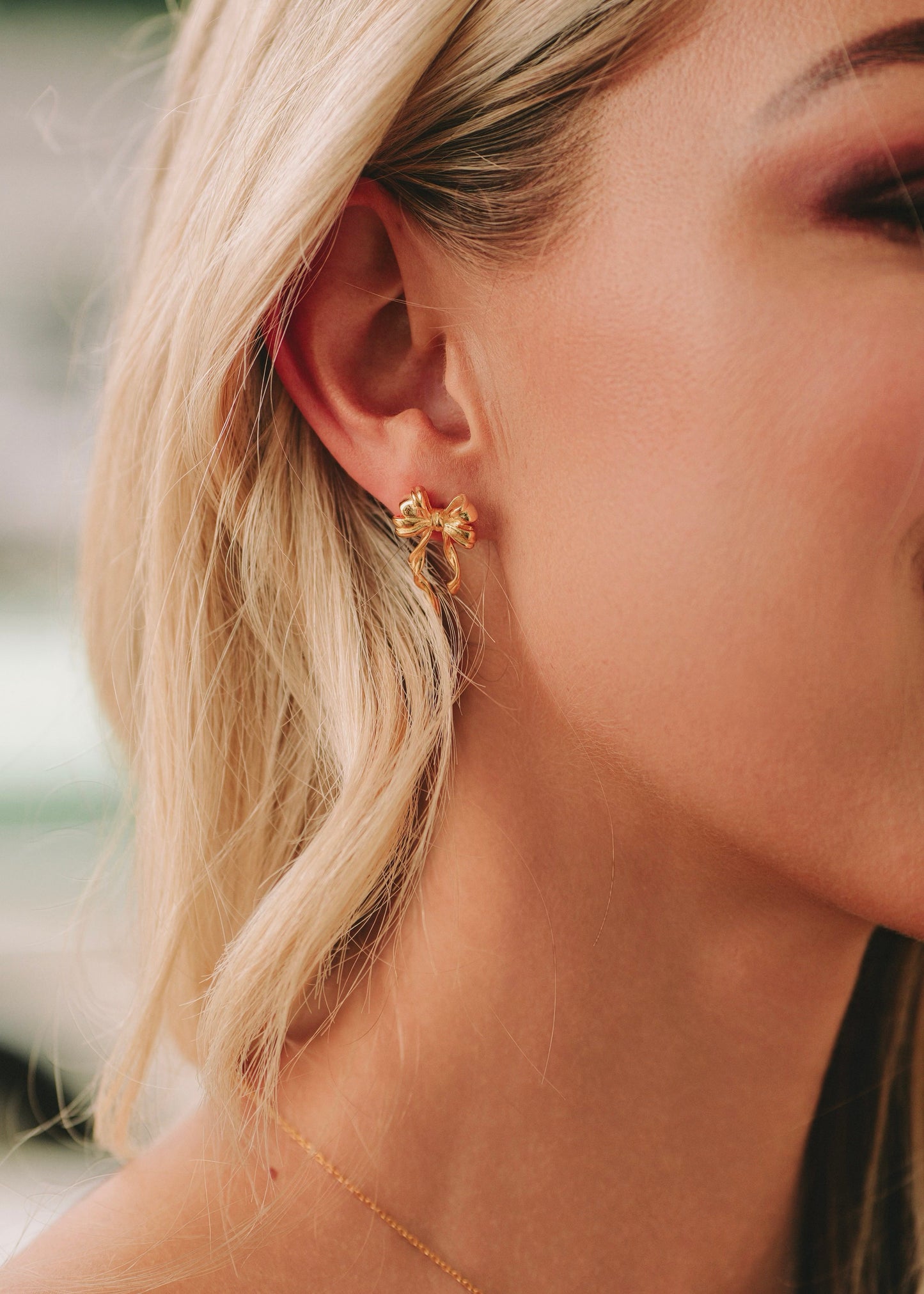 Belle Bow Stud Earrings