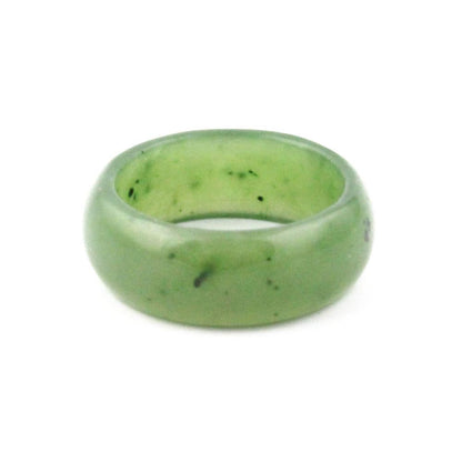 Sebastian Wide Band Jade Ring