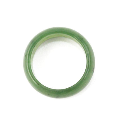 Sebastian Wide Band Jade Ring